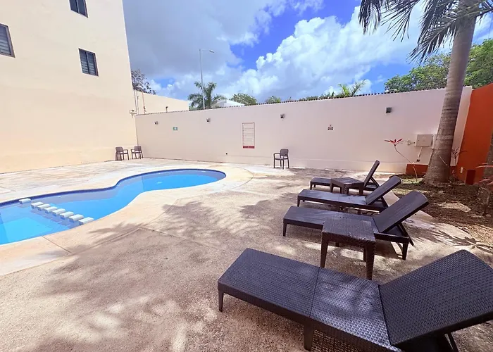 Hermoso Estudio King Con Vista Panoramica En Playa Playa del Carmen